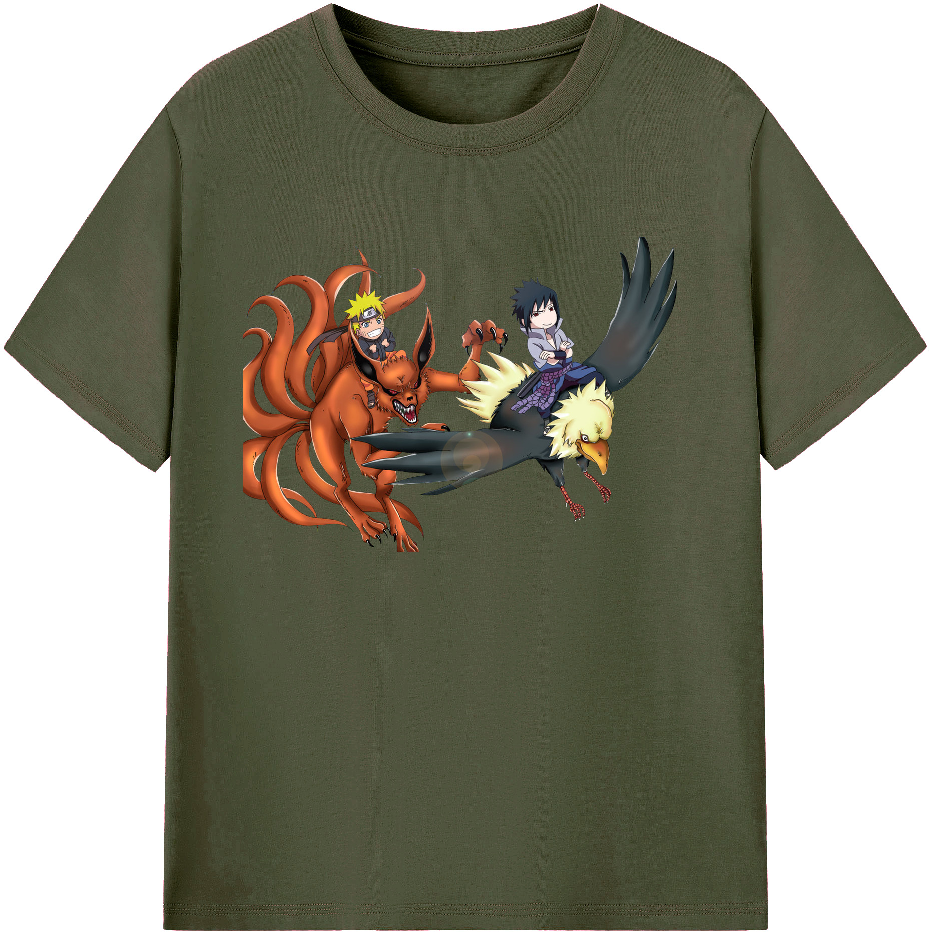 （画像用） NARUTO -ナルト- うずまき ナルト Uzumaki Naruto 綿100％ メンズ半袖Tシャツ｜肌触りやわらか＆通気性